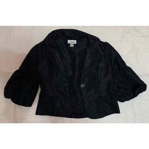 Black Metallic Blazer